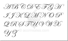 Edwardian Script Monogram Font