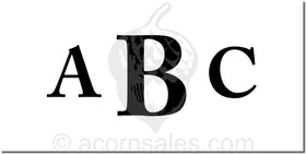 Monogram Embosser Style ME-10 Larger Character