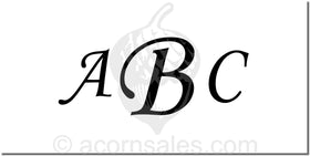 Monogram Embosser Style ME-11 Larger Character