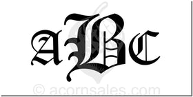 Monogram Embosser Style ME-2 Larger Character