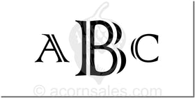 Monogram Embosser Style ME-4 Larger Character