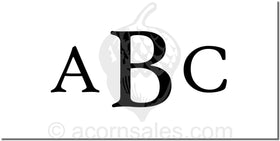 Monogram Embosser Style ME-7 Larger Character