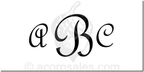 Monogram Embosser Style ME-9 Larger Character