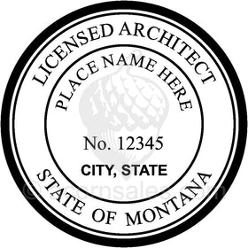 Montana Architect Seal Setup