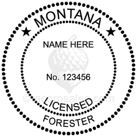 Montana Professional Forester Seal Setup
