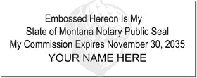Montana Notary Stamp 1010 Setup