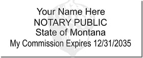 Montana Notary Stamp 1092 Setup