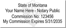 Montana Notary Stamp 1096 Setup