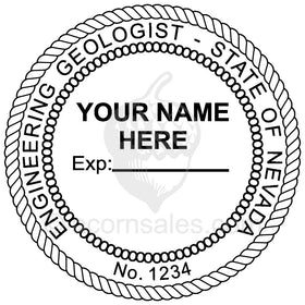 Nevada Engineering Geologist Seal Setup
