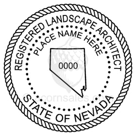 Nevada Landscape Architect Seal Setup