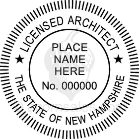 New Hampshire Architect Seal Setup
