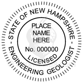 New Hampshire Engineering Geologist Seal Setup