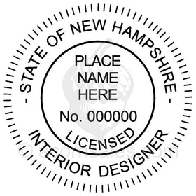 New Hampshire Interior Designer Seal Setup