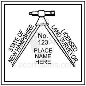 New Hampshire Land Surveyor Seal Setup