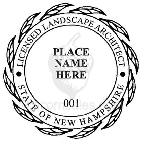 New Hampshire Landscape Architect Seal Setup