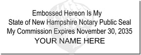 New Hampshire Notary Stamp 1010 Setup