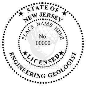 New Jersey Engineering Geologist Seal Setup