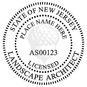 New Jersey Landscape Architect Seal Setup
