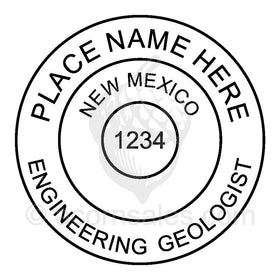 New Mexico Engineering Geologist Seal Setup
