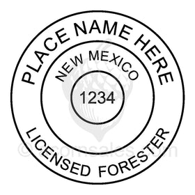 New Mexico Professional Forester Seal Setup