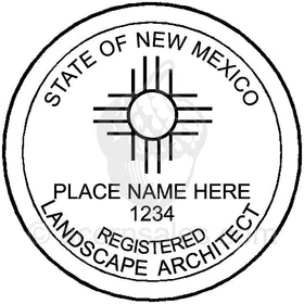New Mexico Landscape Architect Seal Setup