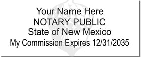 New Mexico Notary Stamp 1092 Setup