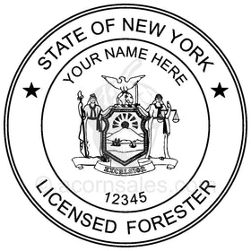 New York Professional Forester Seal Setup