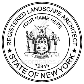 New York Landscape Architect Seal Setup