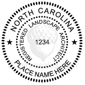 North Carolina Landscape Architect Seal Setup