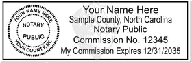 North Carolina Notary Stamp 1097 Setup