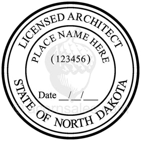 North Dakota Architect Seal Setup