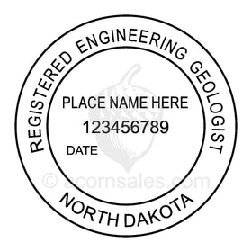 North Dakota Engineering Geologist Seal Setup