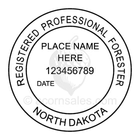 North Dakota Professional Forester Seal Setup