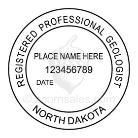 North Dakota Geologist Seal Setup