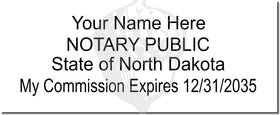 North Dakota Notary Stamp 1092 Setup