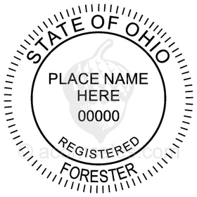 Ohio Professional Forester Seal Setup