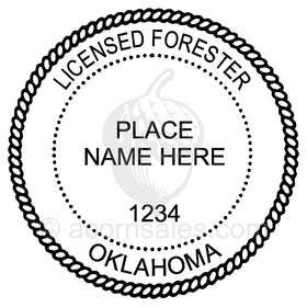 Oklahoma Professional Forester Seal Setup