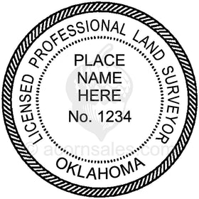 Oklahoma Land Surveyor Seal Setup