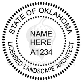 Oklahoma Landscape Architect Seal Setup