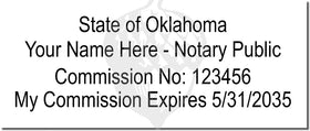 Oklahoma Notary Stamp 1096 Setup