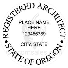 Oregon Architect Seal Setup