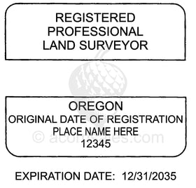 Oregon Land Surveyor Seal Setup