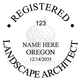 Oregon Landscape Architect Seal Setup