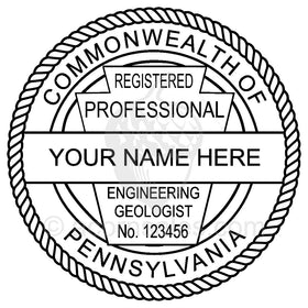 Pennsylvania Engineering Geologist Seal Setup