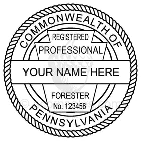 Pennsylvania Professional Forester Seal Setup