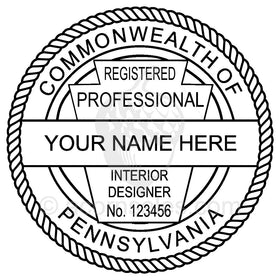 Pennsylvania Interior Designer Seal Setup
