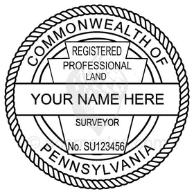 Pennsylvania Land Surveyor Seal Setup