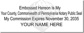 Pennsylvania Notary Stamp 1010 Setup