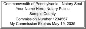 Pennsylvania Notary Stamp 1091 Setup