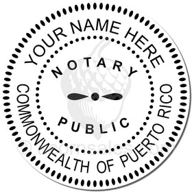 Puerto Rico Notary Embossing Seal Setup